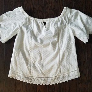 Solitaire Womens' Peasant Blouse Size L